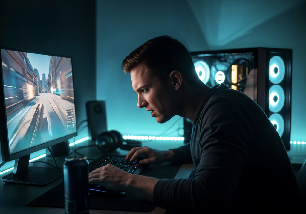 why do gamers tilt their keyboard tportstick