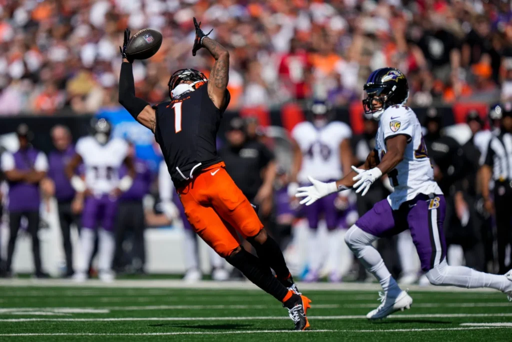 Baltimore Ravens vs Bengals Match Player Stats